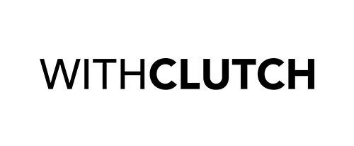 With Clutch logo
