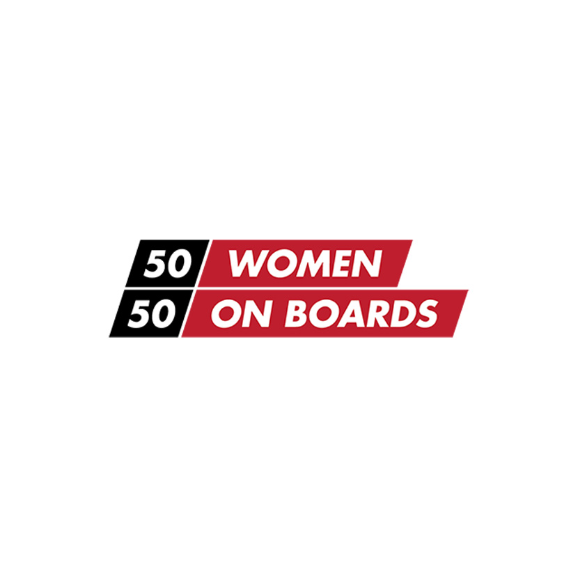 50 50 Women on Boards Logo