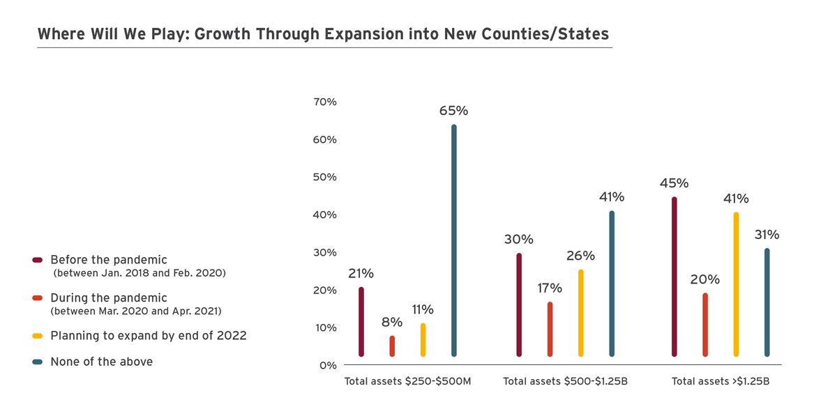 Growth Through Expansion into New Counties/States Infographic