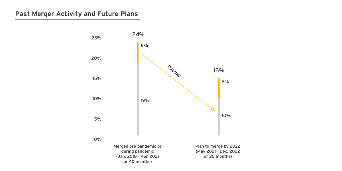 credit union strategic planning ideas Past Merger Activity and Future Plans Infographic