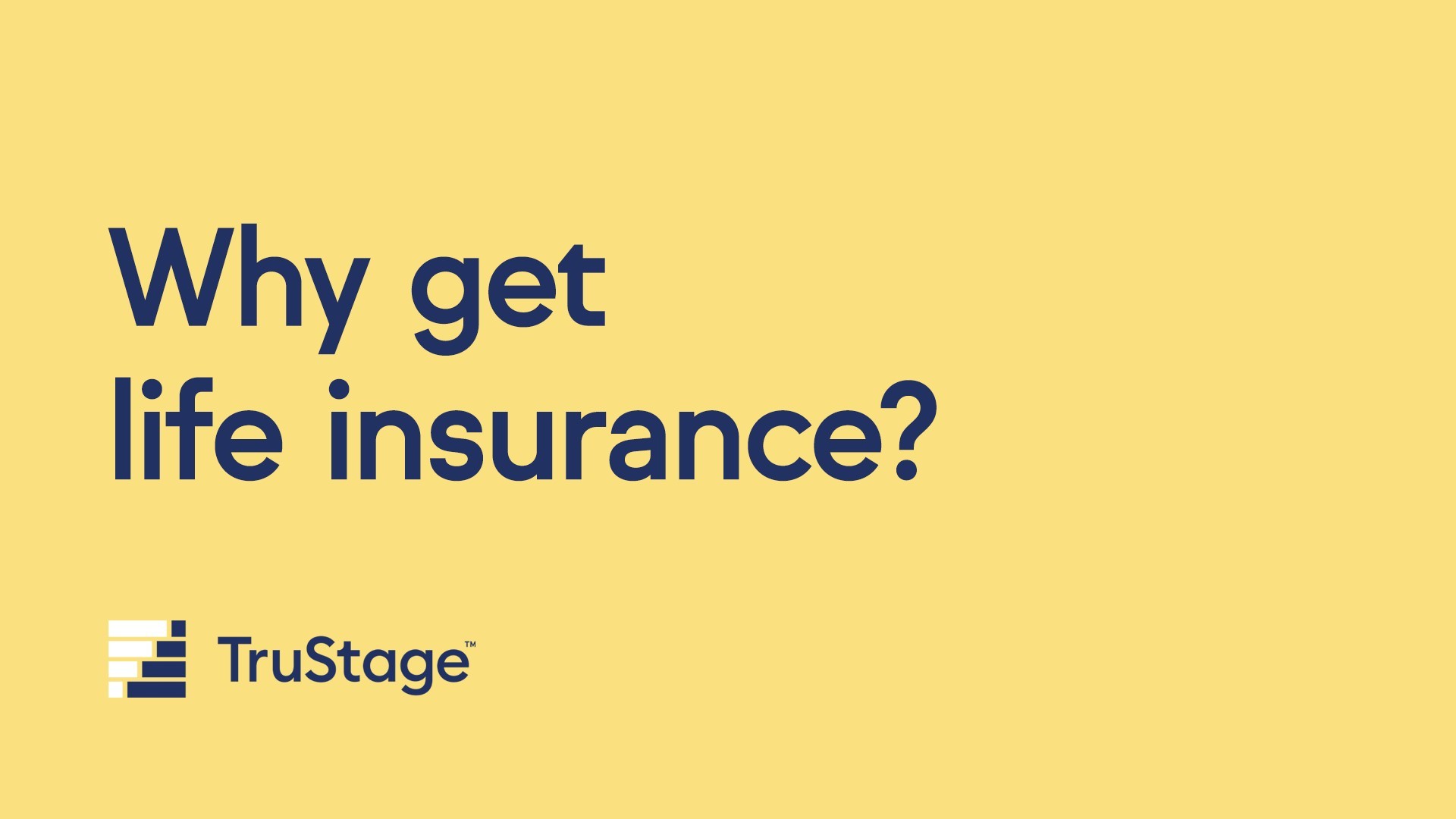Why Get Life Insurance Video Thumbnail