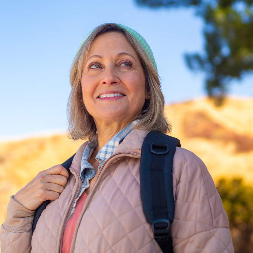 A woman enjoys retirement thanks to her TruStage individual retirement plan